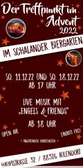 Treffpunkt im Advent im Schalander-Biergarten!