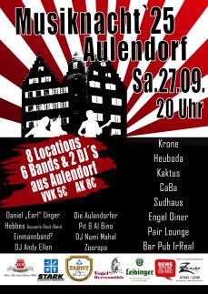 Musiknacht Aulendorf 2025